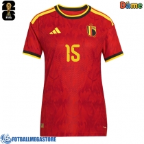 Fotballdrakt Dame Belgia Thomas Meunier #15 Hjemmedrakt VM 2026 Kortermet
